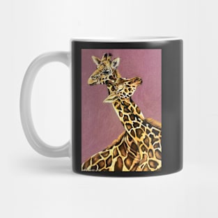 Giraffes Entwined Mug